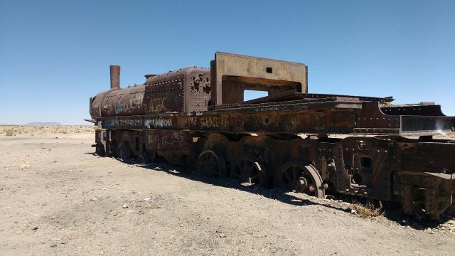 Cimetière de train - Salar d'Uyuni et Sud-Lipez - Bolivie