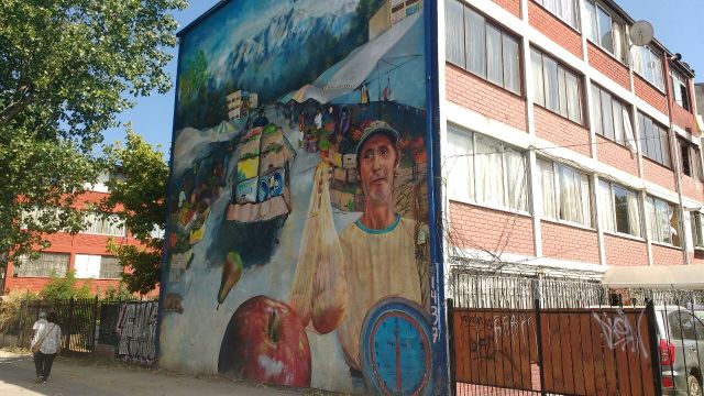 El museo a cielo abierto - street art - Santiago - Chili